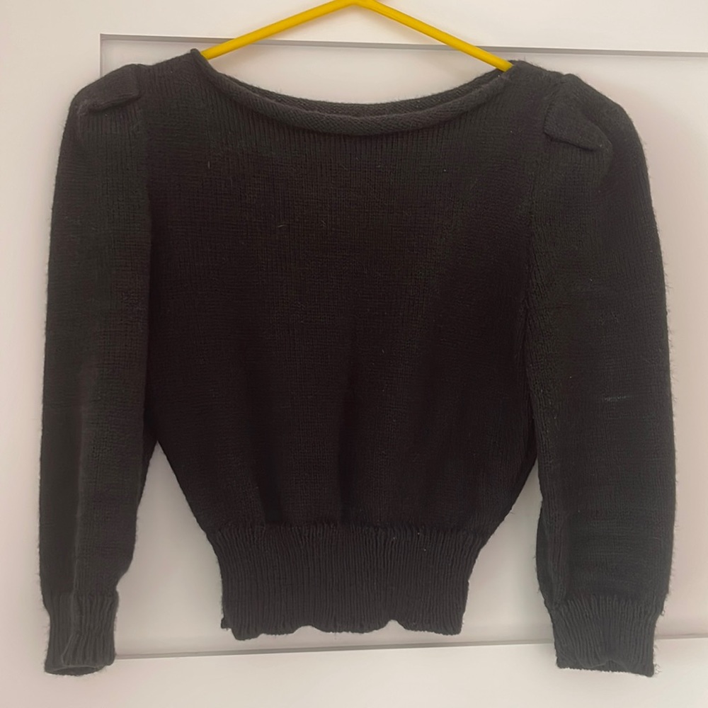 Ains & Elke StyleHaus 1940s 1950s style puff sleeve sweater